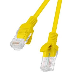 LANBERG PATCHCORD CAT.5E 0.25M YELLOW