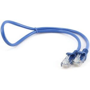 CABLEXPERT PP12-1M/B BLUE PATCH CORD CAT.5E MOLDED STRAIN RELIEF 50U PLUGS 1M