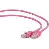 CABLEXPERT PP6-1M/RO PINK PATCH CORD CAT6 MOLDED STRAIN RELIEF 50U PLUGS 1M