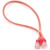 CABLEXPERT PP12-0.5M/R RED PATCH CORD CAT.5E MOLDED STRAIN RELIEF 50U PLUGS 0.5M