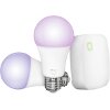 TRUST 71176 ZRGB2-Z1R ZIGBEE STARTER SET 2 RGB BULBS + Z1 ZIGBEE BRIDGE