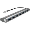 LOGILINK UA0310 USB 3.1 USB-C 7-PORT HUB WITH ALUMINUM CASING