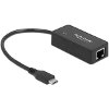 DELOCK 62642 ADAPTER SUPERSPEED USB 3.1 WITH USB TYPE-C MALE > GIGABIT LAN 10/100/1000 MBPS