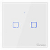 SONOFF T0EU2C-TX 2 CHANNEL TOUCH LIGHT SWITCH WI-FI WHITE