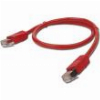 CABLEXPERT PP22-1M/R RED FTP PATCH CORD MOLDED STRAIN RELIEF 50U PLUGS 1M