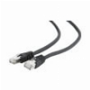 CABLEXPERT PP6A-LSZHCU-BK-0.5M S/FTP CAT. 6A LSZH PATCH CORD 0.5M BLACK