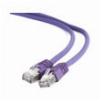 CABLEXPERT PP6A-LSZHCU-V-0.5M S/FTP CAT. 6A LSZH PATCH CORD 0.5M PURPLE