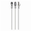 CABLEXPERT S/FTP CAT. 6A LSZH PATCH CORD WHITE 0.5 M PP6A-LSZHCU-W-0.5M