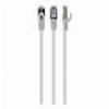 CABLEXPERT S/FTP CAT. 6A LSZH PATCH CORD WHITE 3 M PP6A-LSZHCU-W-3M
