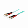 EQUIP 25224307 ST/ST FIBER OPTIC PATCH CABLE OM3 3M