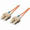 EQUIP 253311 FIBER OPTIC PATCHCABLE SC-SC DUPLEX MM 50/125 OM2 ORANGE LSOH 1M
