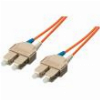 EQUIP 253313 FIBER OPTIC PATCHCABLE SC-SC DUPLEX MM 50/125 OM2 ORANGE LSOH 3M