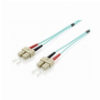 EQUIP 255321 FIBER OPTIC PATCHCABLE SC/SC 50‘ OM3 1,0M LSOH