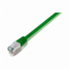 EQUIP 605549 PATCH CABLE C6 S/FTP HF GREEN 20M