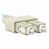 LANBERG FIBER OPTIC PATCHCORD MM SC/UPC-SC/UPC DUPLEX LSZH OM3 50/125 3.0MM 2M AQUA