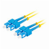 LANBERG FIBER OPTIC PATCHCORD SM SC/UPC-SC/UPC DUPLEX LSZH G657A1 3.0MM 5M YELLOW
