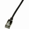 LOGILINK CQ9033S PATCH CABLE CAT.6A STP TPE SLIMLINE 1M BLACK