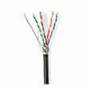 NEDIS CCBG8594BK100S NETWORK CABLE ROLL CAT6 S/FTP 100.0M OUTDOOR BLACK