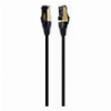 CABLEXPERT S/FTP CAT. 8 LSZH PATCH CORD BLACK 0.25 M