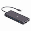 4SMARTS SMART DOCK 11-IN-1 PD 100W 4X USB 3.2 G-BIT LAN RJ45 HDMI 4K 2X DISPLAY PORT