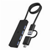 RAIDSONIC ICY BOX IB-HUB1424-C3 4-PORTS HUB WITH USB 3.2 GEN 1 TYPE-C AND TYPE-A INTERFACE
