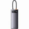 BASEUS STARJOY SERIES 6-IN-1 MULTIFUNCTIONAL HUB TYPE-C HDMI 4K 3XUSB3.0+ NETWORK LAN RJ45 GREY
