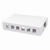 LOGILINK NK4033 SURFACE MOUNT BOX FOR KEYSTONE 6 OR 12-PORT