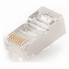 CABLEXPERT SHIELDED MODULAR CAT6 PLUG 30U'' GOLD PLATED 10 PCS PER BAG PLUG6SP/10