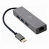 CABLEXPERT  USB-C GIGABIT NETWORK ADAPTER WITH 3-PORT USB 3.1 HUB