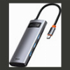 BASEUS METAL GLEAM SERIES 9-IN-1 MULTIFUNCTIONAL TYPE-C HUB RJ45 + HDMI 4K + USB + CARD READER DOCK