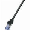 LOGILINK PATCH CABLE CAT.6A S/FTP BLACK 10M, PRIMELINE
