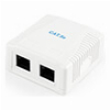 GEMBIRD NCAC-2U5E-01 CAT5E UTP 2-PORT SURFACE MOUNT BOX