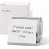 NIIMBOT THERMAL LABEL PAPER 50*50-150 TRANSPARENT 1EA01046101