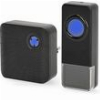 NEDIS DOORB310BK WIRELESS DOORBELL SET WITH 1 RECEIVER AND 58 MELODIES BLACK