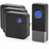 NEDIS DOORB310BK3 WIRELESS DOORBELL SET WITH 3 RECEIVERS AND 58 MELODIES BLACKP