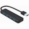 GEMBIRD 4-PORT USB 3.1 (GEN 1) HUB BLACK UHB-U3P4P-02