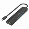 HAMA 200144 USB-C HUB, MULTIPORT, 6 PORTS, 3 X USB-A, USB-C PD, HDMI, LAN/ETHERNET