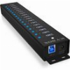 ICY BOX 17-PORT USB 3.2 HUB BLACK IB-HUB1717-U3