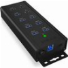 ICY BOX 7-PORT USB 3.2 HUB WITH 1XQC3.0 & 2XFAST CHARGE PORTS IB-HUB1703-QC3