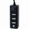 LAMTECH 4-PORT USB HUB BLACK LAM021479