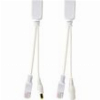CABLEXPERT UTP PASSIVE POE ADAPTER KIT, 0.15M WHITE PP12-POE-0.15M-W