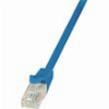 LOGILINK PATCH CABLE CAT.6 U/UTP BLUE 0,25M ECONLINE