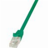 LOGILINK PATCH CABLE CAT.6 U/UTP GREEN 0,25M ECONLINE