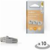 NEDIS CCBW89355GY CAT 6 UTP NETWORK CONNECTOR SET RJ45 MALE-FREE STRAIN RELIEF BOOT 10 PIECES GREYP