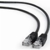 CABLEXPERT CAT5E UTP PATCH CORD BLACK 7.5M PP12-7.5M/BK