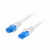 LANBERG PATCHCORD CAT.6A LSZH CCA 0.5M GREY