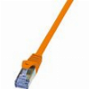 LOGILINK PATCH CABLE CAT.6A S/FTP ORANGE 0,25M, PRIMELINE