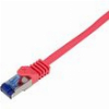 LOGILINK PATCH CABLE CAT.6A S/FTP ULTRAFLEX 3P/GHMT CERTIFIED, RED 0.5M