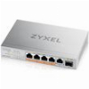 ZYXEL XMG-105HP SWITCH 5 PORTS 25G + 1 SFP+ 4 PORTS 70W TOTAL POE++ DESKTOP UNMANAGED SWITCH