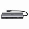 UGREEN CM498 15852 MULTI FUNCTION TYPE-C CONVERTER 6 IN1